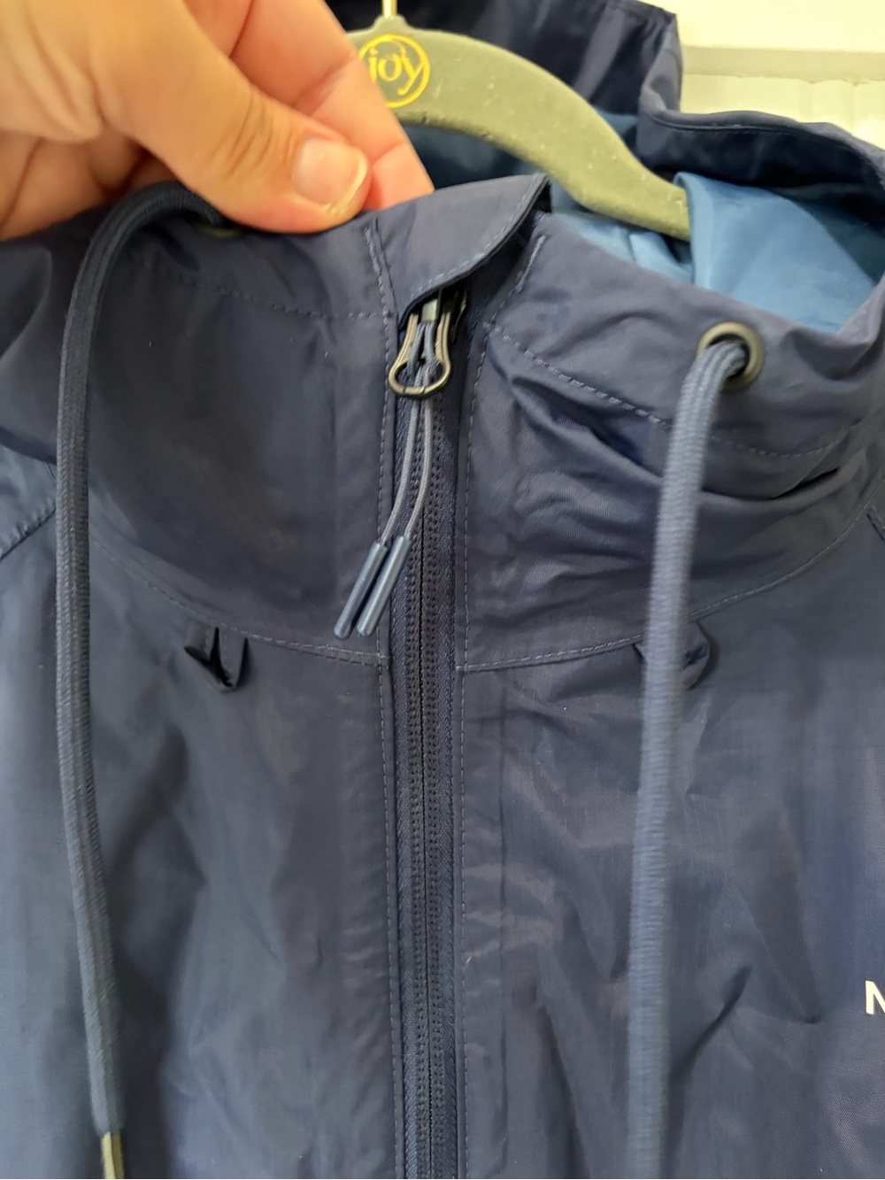 The North Face Antora Rain Hoodie Jacket Floral Print Blue Women's 3X Gorpcore - Picture 10 of 13